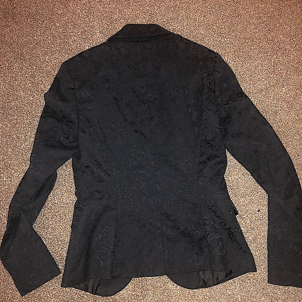 Soft black Floral forever 21 Blazer